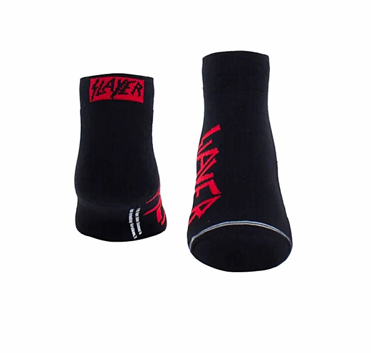 3 Pairs Officially Licensed Rock Band - SLAYER Lightweight Low Cut Socks