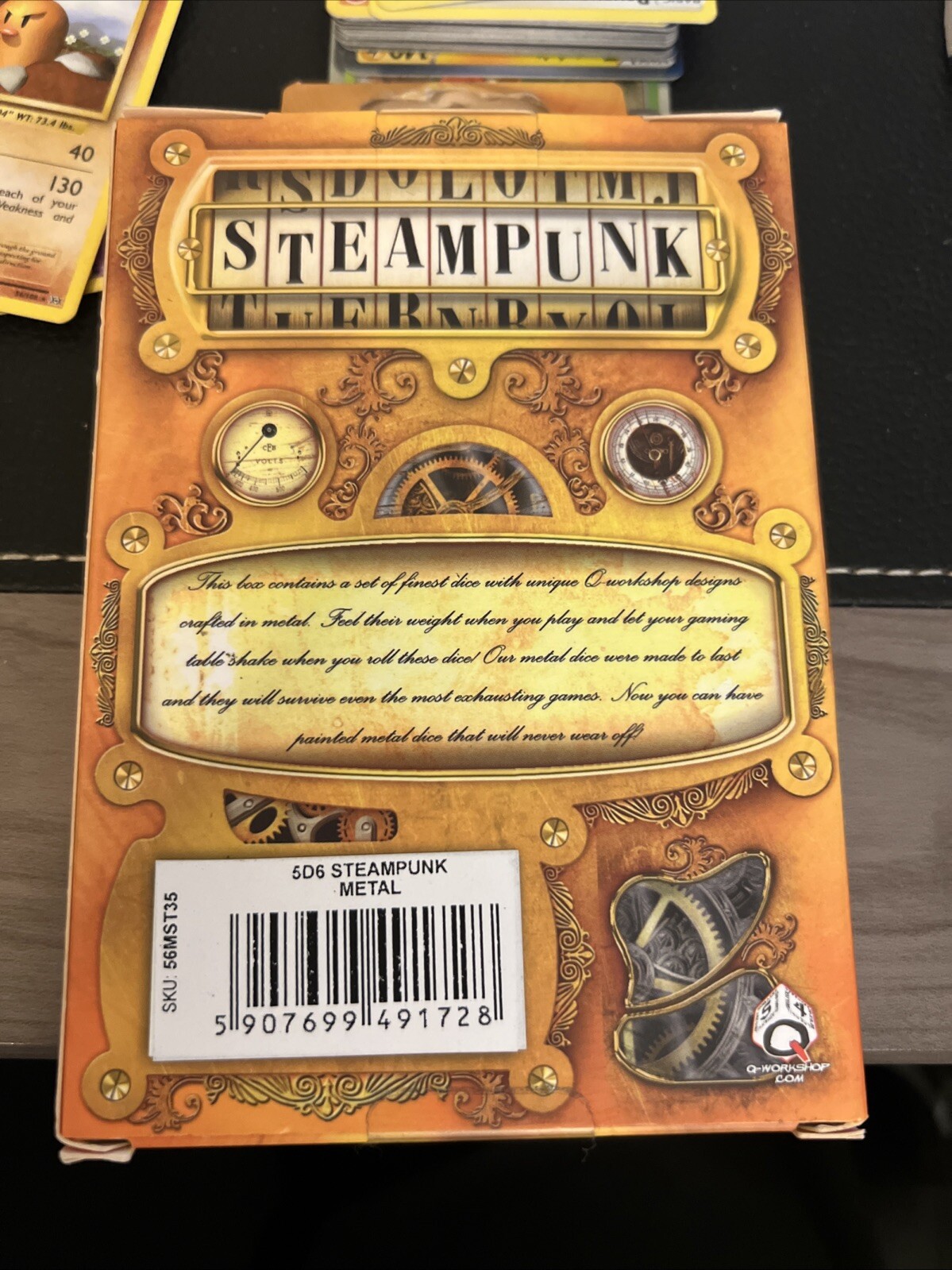 56MST35 - METAL STEAMPUNK DICE d6 (5) - Q-Workshop
