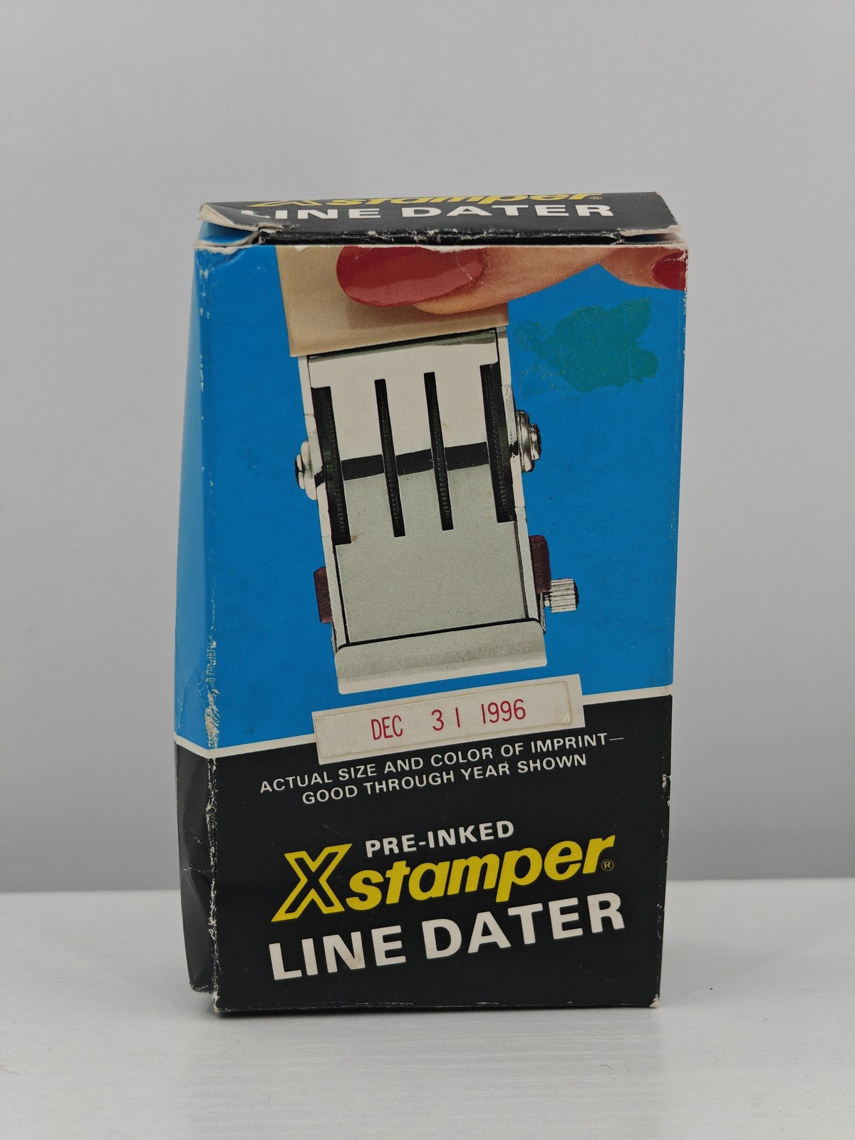 Vintage Shachihata Xstamper Pre-Inked Line Dater No.4 Stamp Made in Japan 51011