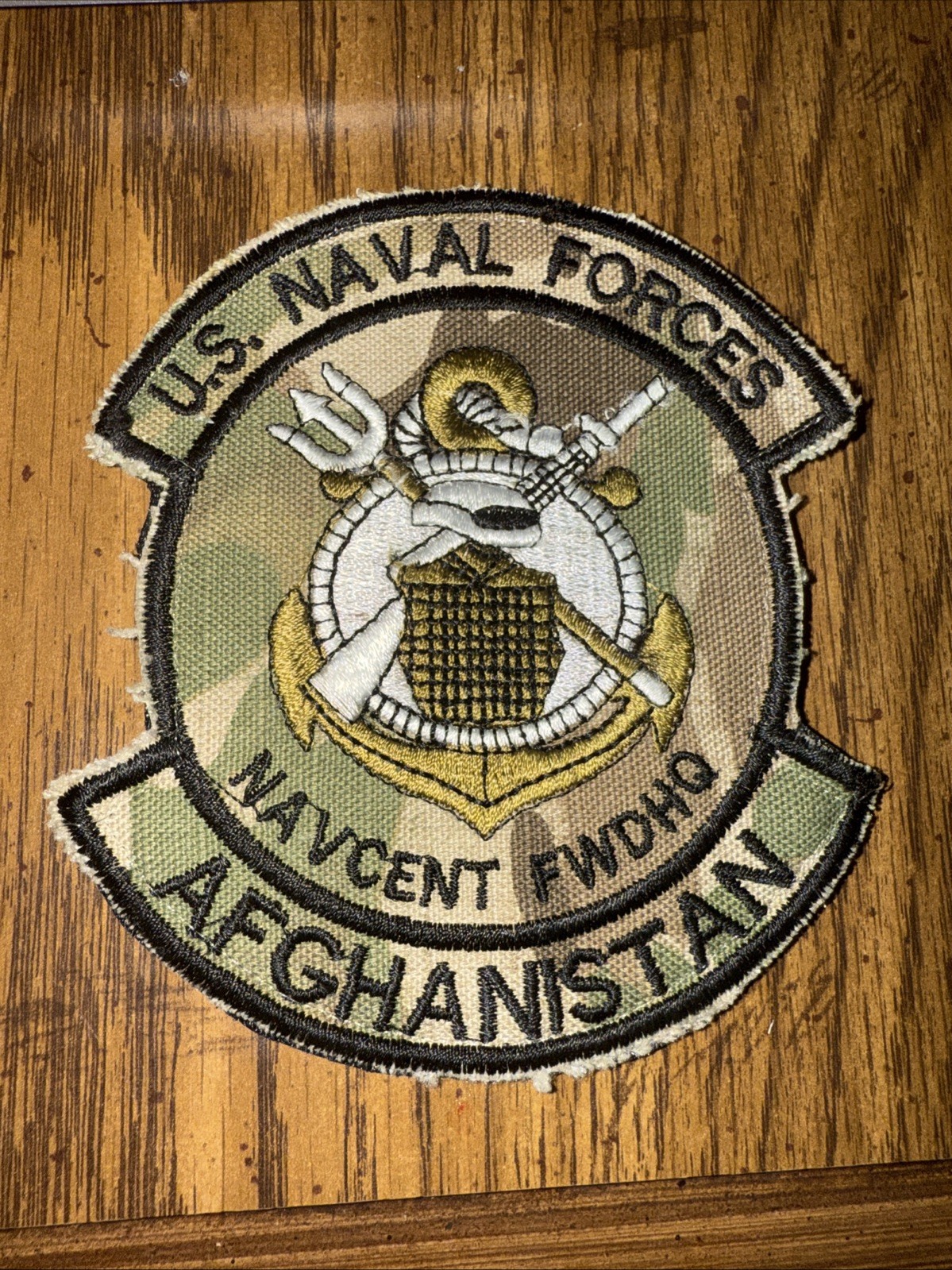 Afghanistan War US Naval Forces Navy Patch Original EET FED November