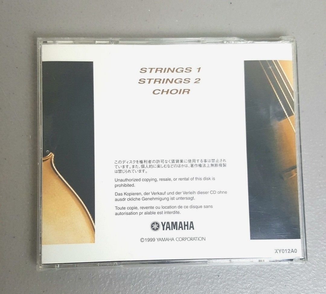 Yamaha A5000/A4000/A3000 Sampler CD Rom - PSLCD-104 - Strings / Choir