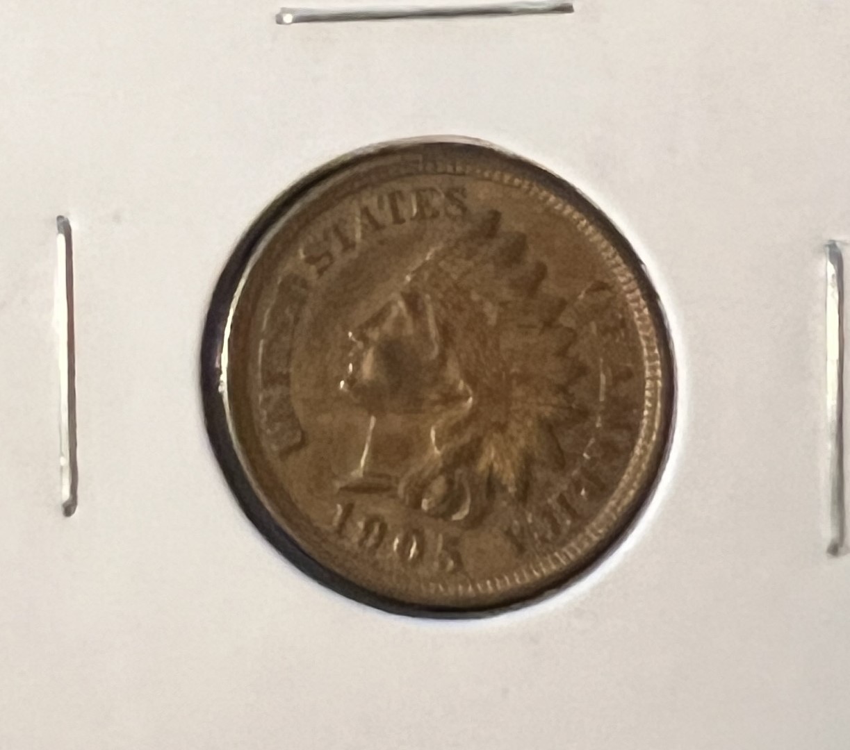 1905 INDIAN HEAD CENT CHOICE ALMOST UNCIRCULATED++  ACTUAL COIN #10018