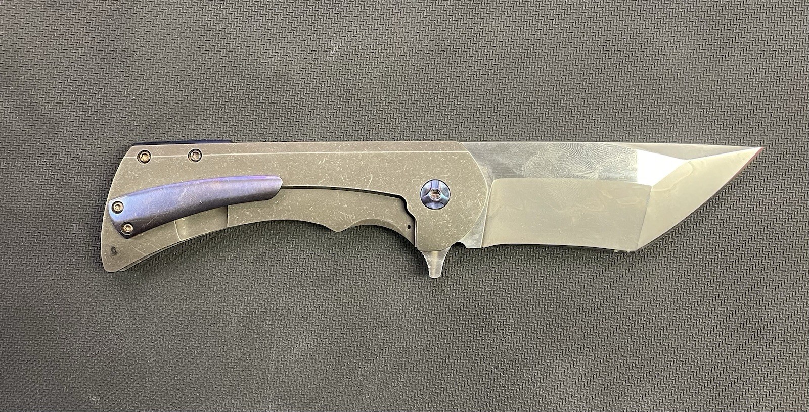 Rick Barrett Knives Honor Tanto Flipper