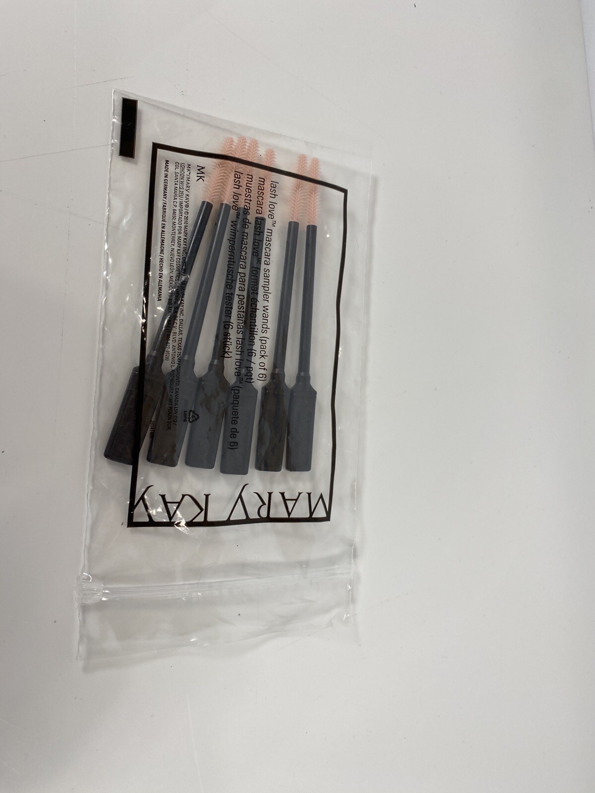 Mary Kay LASH LOVE MASCARA SAMPLER WANDS Pack of 6; Applicators NEW