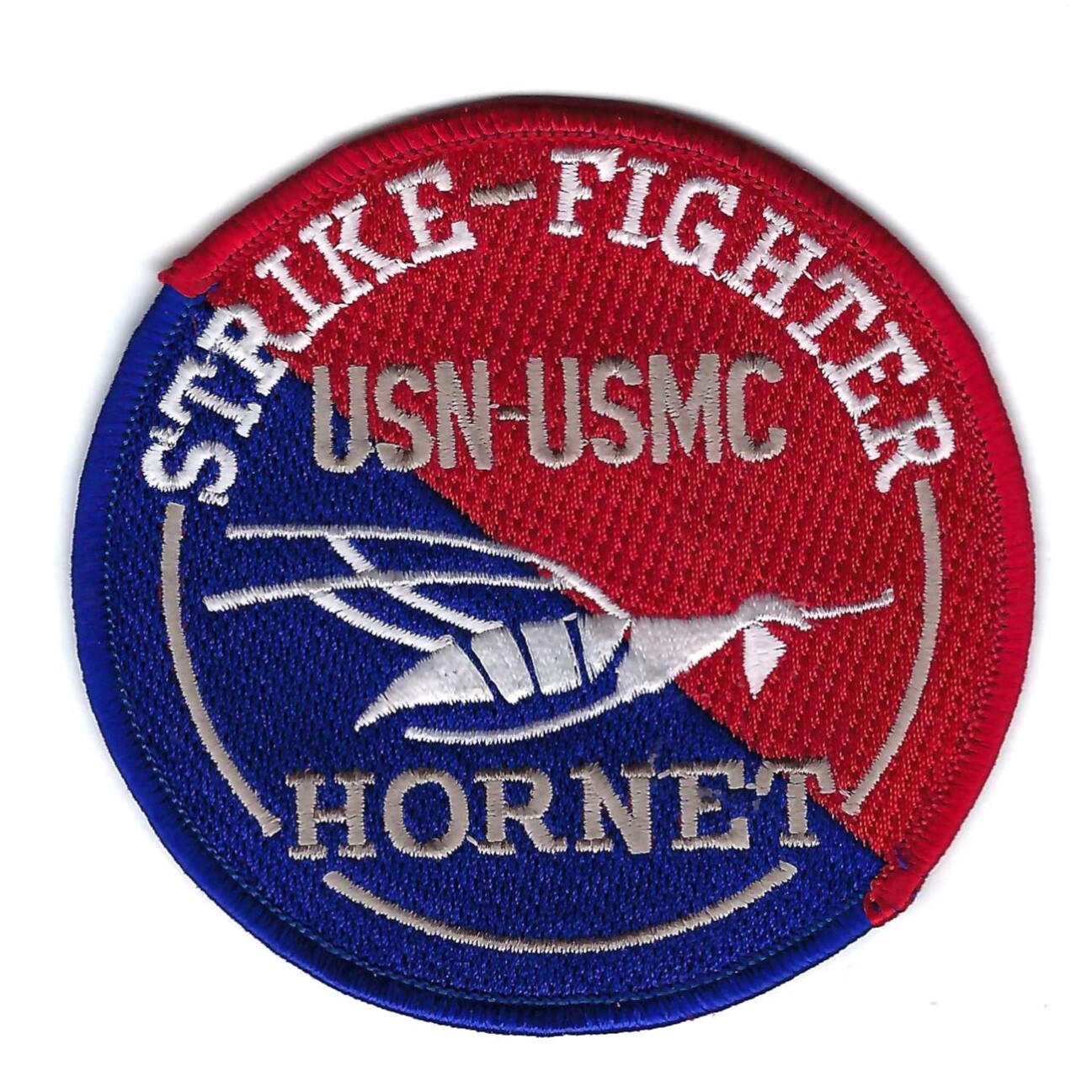 80's F-18 "UISN-USMC STRIKE FIGHTER HORNET"  patch