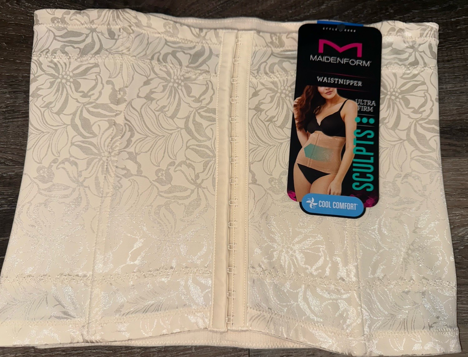 Maidenform ~ Women's Waist Nipper Ultra Firm Control Ivory Shaping Trainer ~ XL