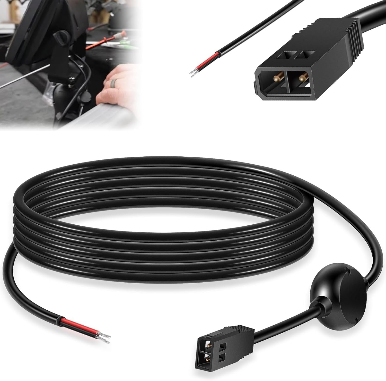 PC 11 Filtered Power Cable 720057-1 Fit for Humminbird All Helix 8/9/10/12/15, 8