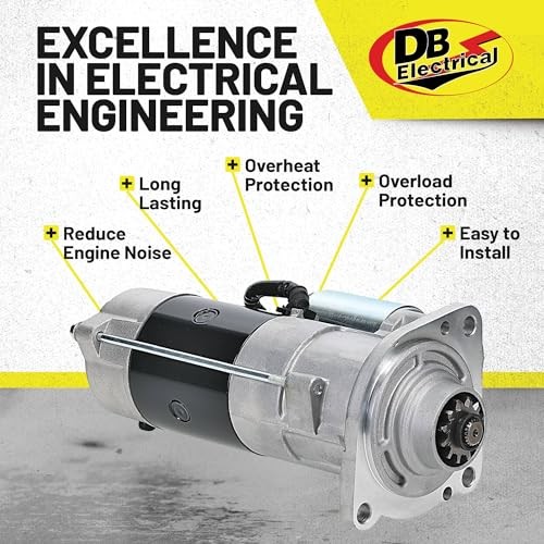 410-48076 Starter Compatible With/Replacement For Ford E-Series Vans, 1995