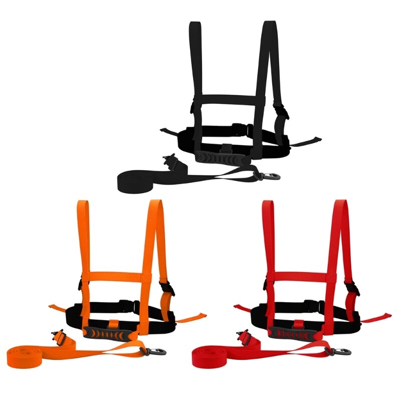 Snowboard Training Harness Ski Training Strap with Leash Handle Removable