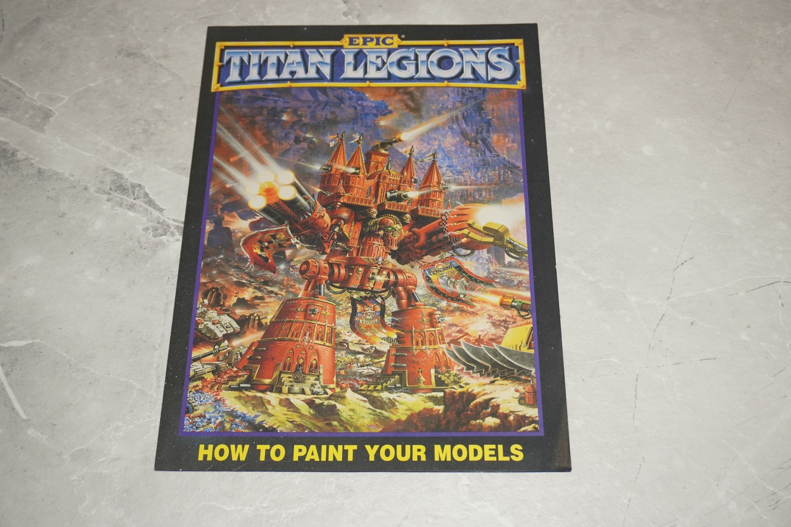 Warhammer Epic 40k Titan Legions How To Paint Your Models Booklet Supplement