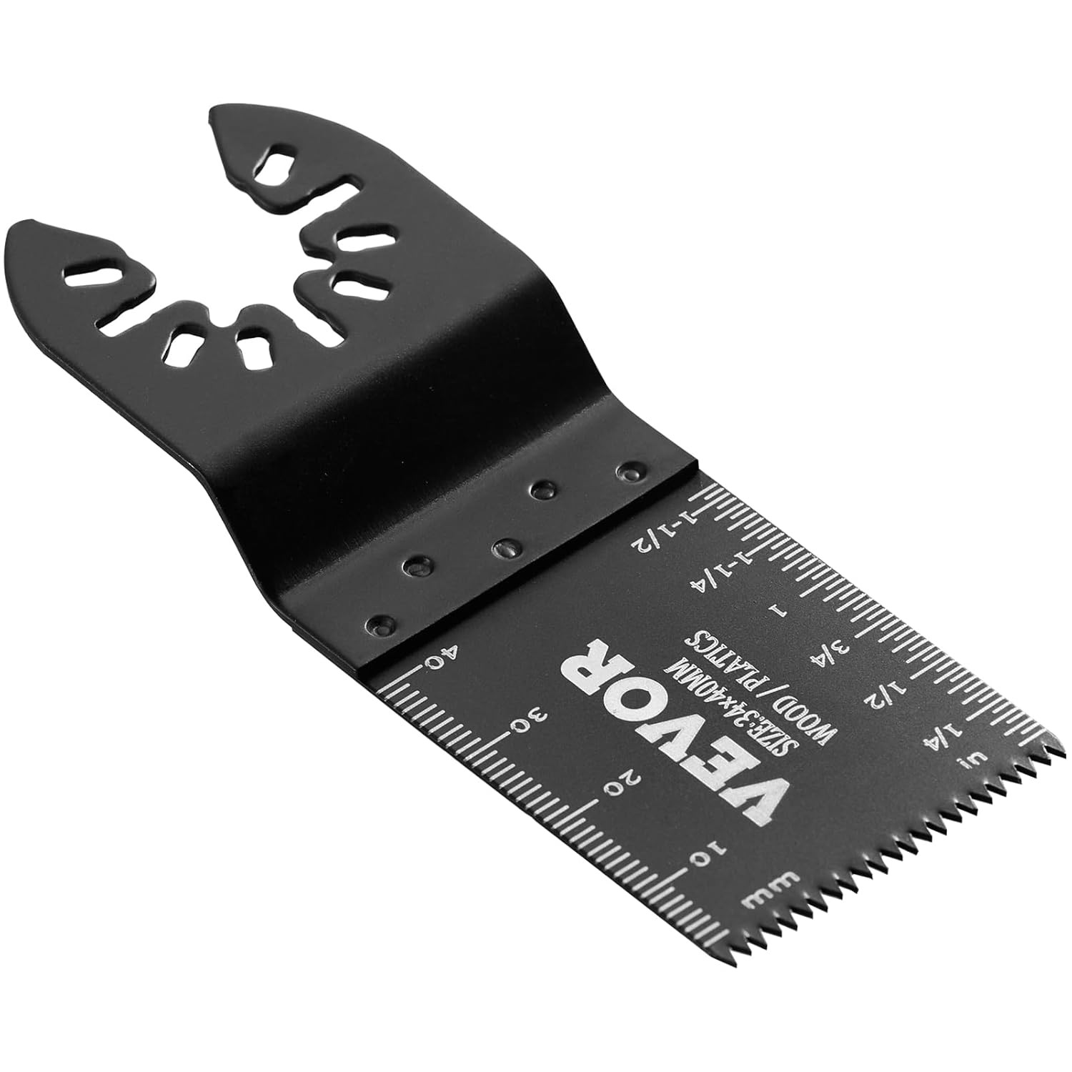 VEVOR 50PCS Oscillating Saw Blades, Universal Quick Release Black