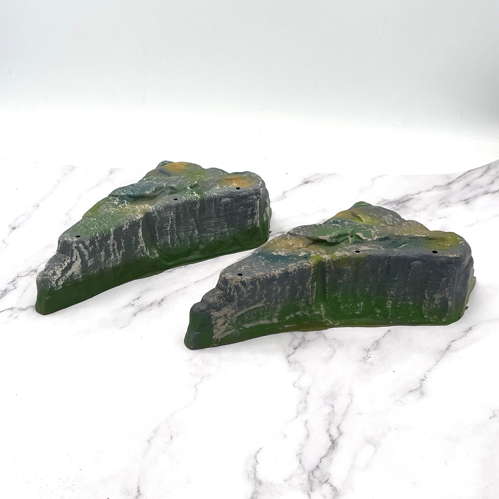 Vtg Cliff Rock Structure Scenery Pieces for American Flyer All Aboard Set of 2