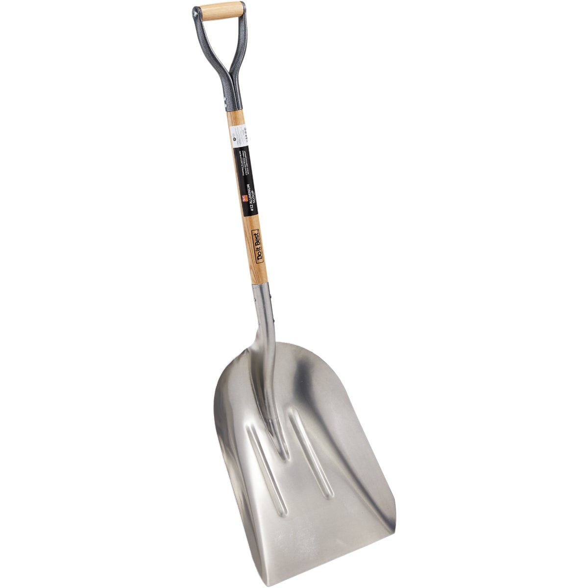 Do it Best 27 In. Wood D-Grip Handle #12 Aluminum Scoop Shovel 700995 SIM