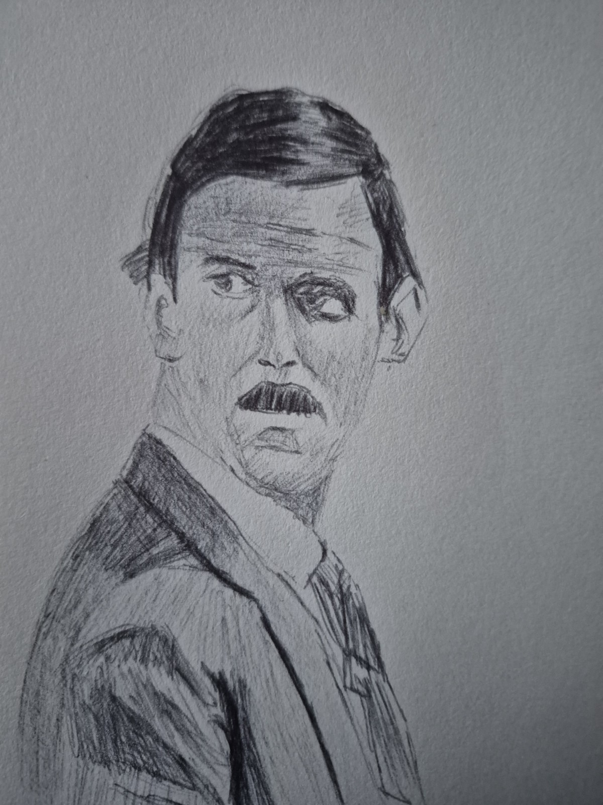 Original A6 Pen Drawing Of Basil Fawlty Fawlty Towers