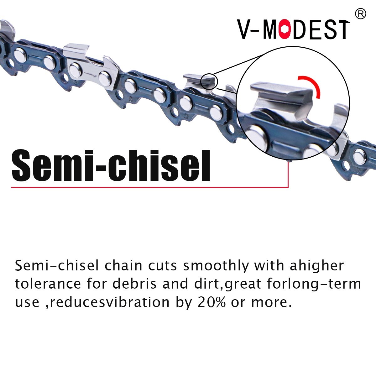 3 Pcs 6 Inch Chainsaw Chain Blade For Saker Electric Chainsaw 1/4"LP .043" 37DL