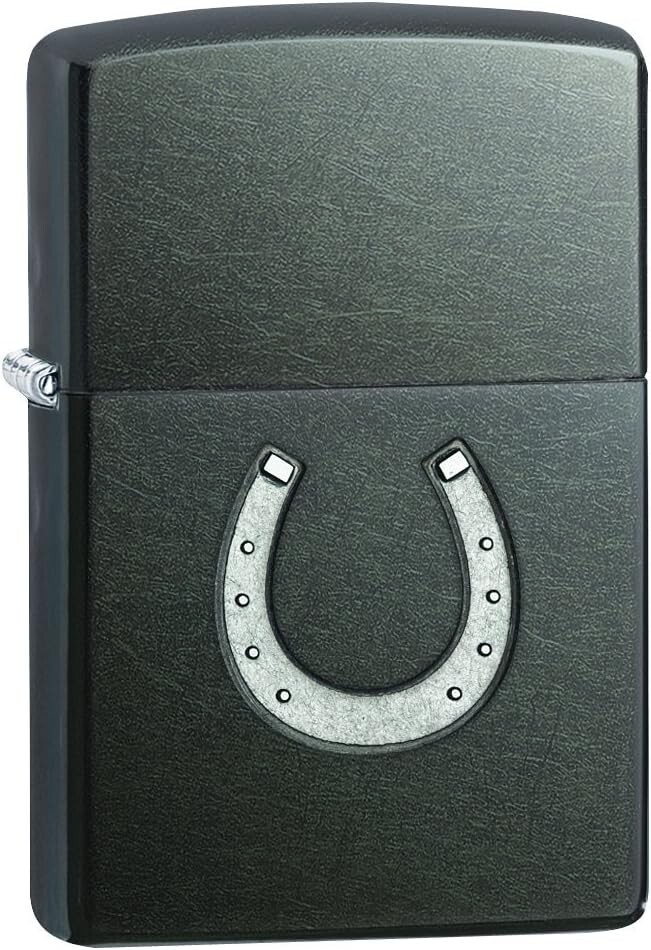 Zippo Horseshoe Gray Dusk 28498
