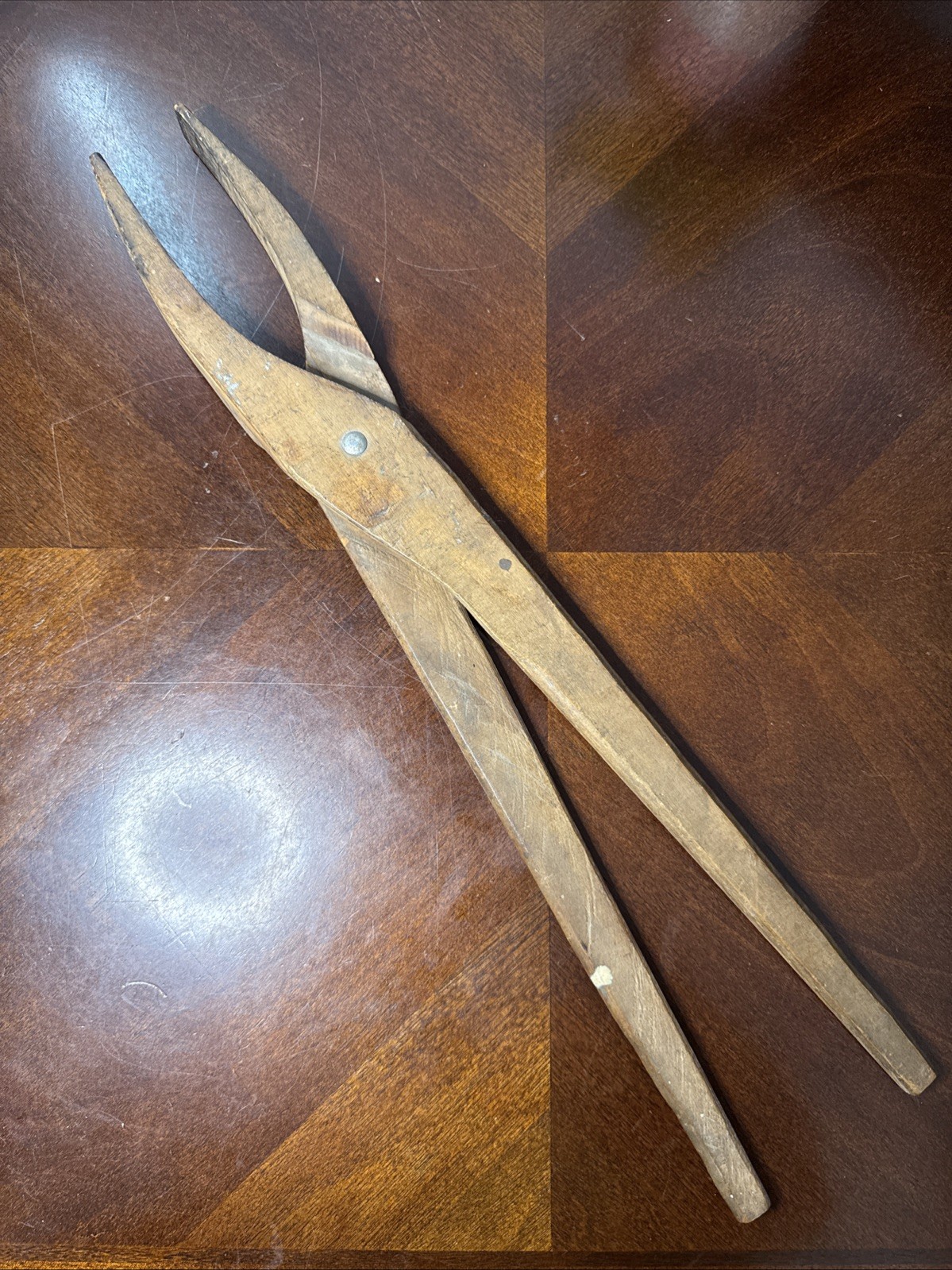 Vintage Wooden Crab Fishing Tongs