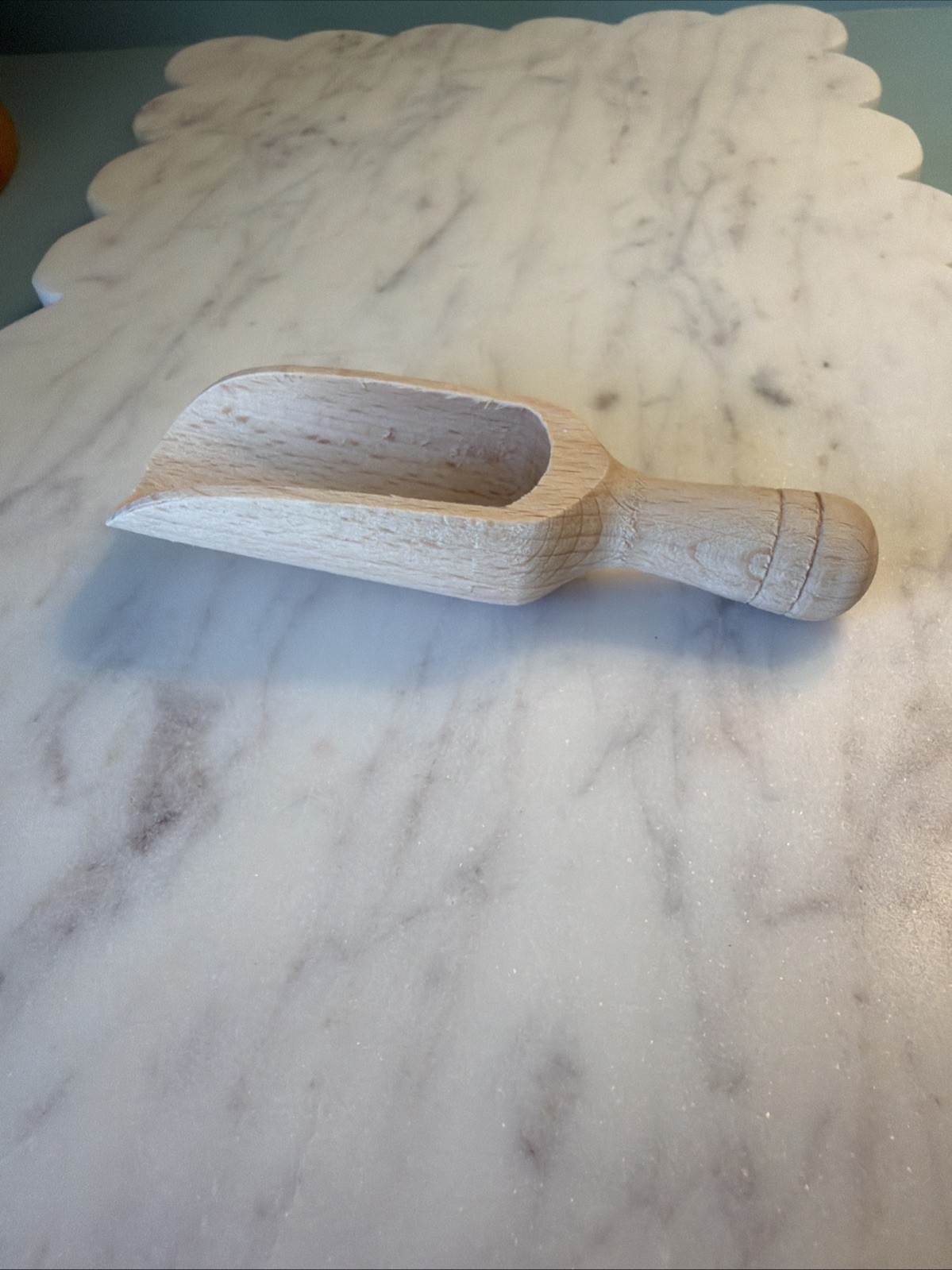 4" Wooden Scoop - Wood Scoop for Bath Salts