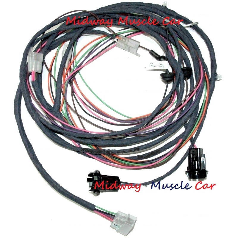 63 1963 Chevy Chevrolet Impala rear body light wiring harness
