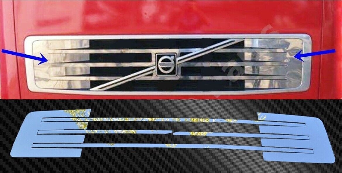 Stainless Steel Front Grill Mirror Polished Decorations for Volvo FH 2002-12/ FM