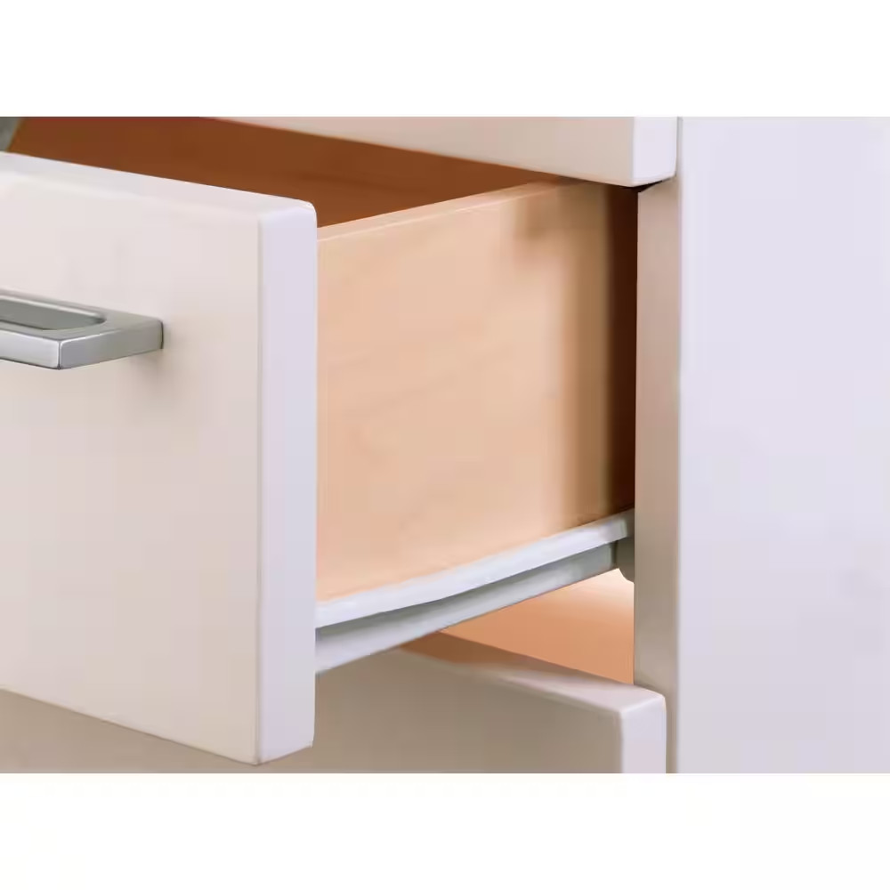 22 in. Soft Close Bottom Mount Cabinet Drawer Slides (2-Pack)