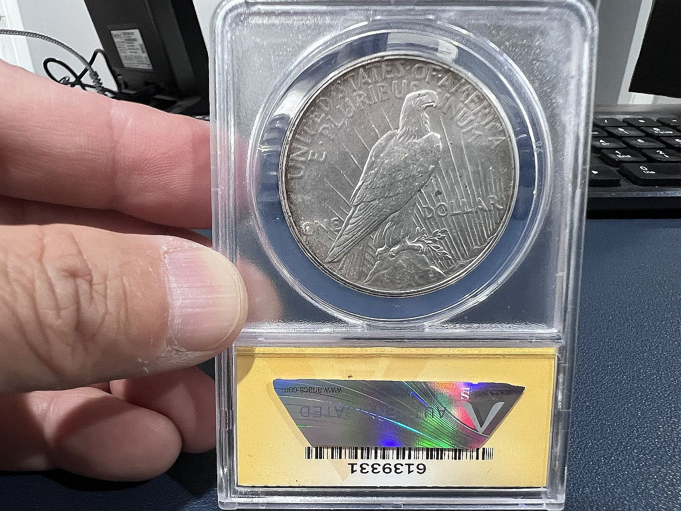1928 $1 Peace Silver Dollar Anacs MS60 Details (ADN)