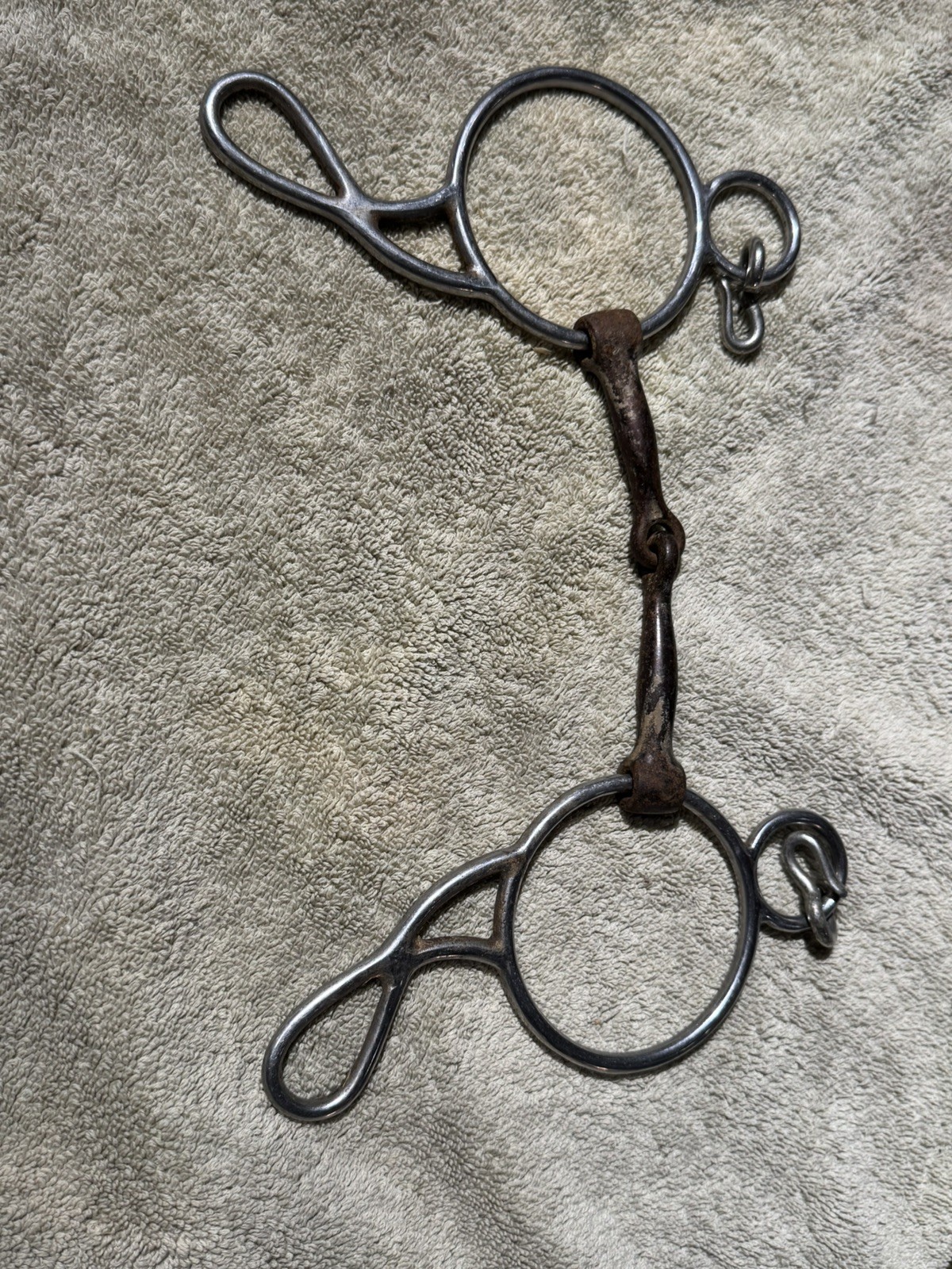 Sliding Gag Copper Mouth Snaffle - 5"