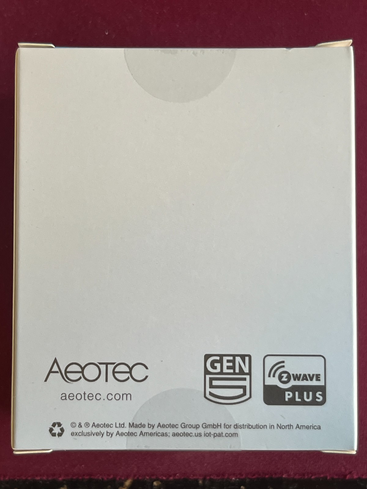 NEW Aeotec Z-Wave Plus Multi-Sensor 6, Gen5 (ZW100-A) 6 in 1 sensor