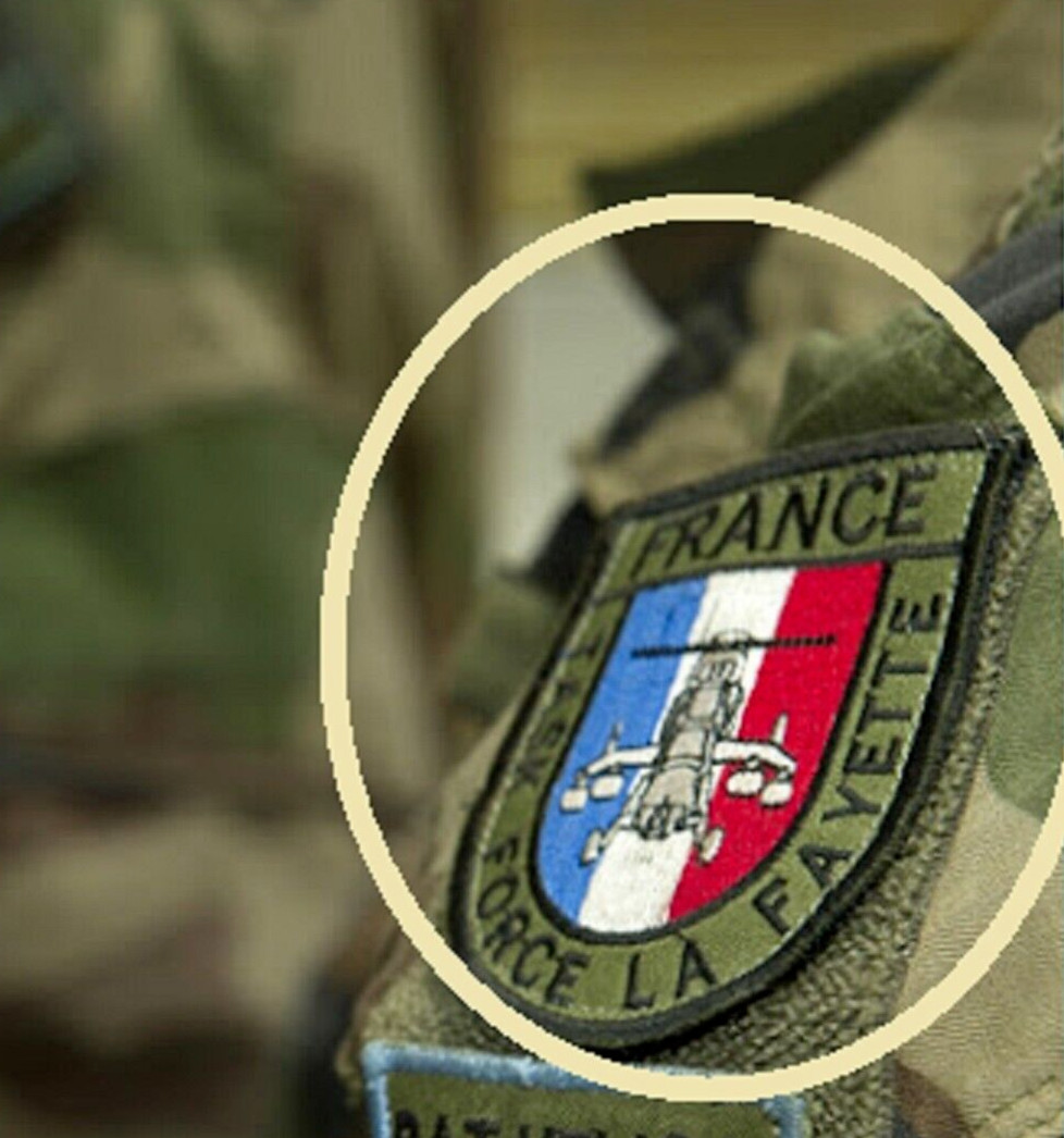 FRENCH FOREIGN LEGION Brigade La Fayette vêlkrö PATCH: Task Force La Fayette