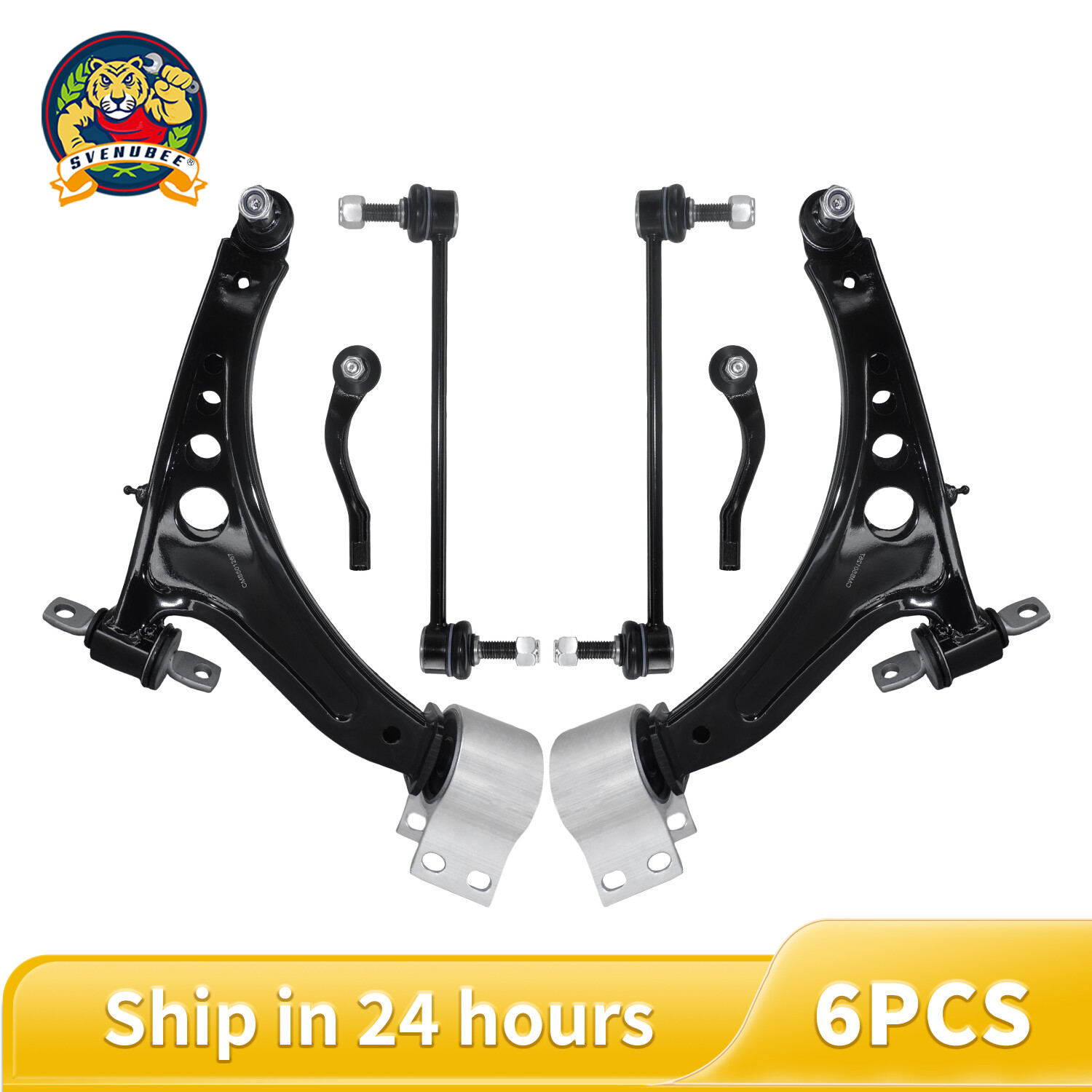 6Pcs Front Lower Control Arms w/Ball Joints for 2017-2019 Buick 2016-2020 Malibu