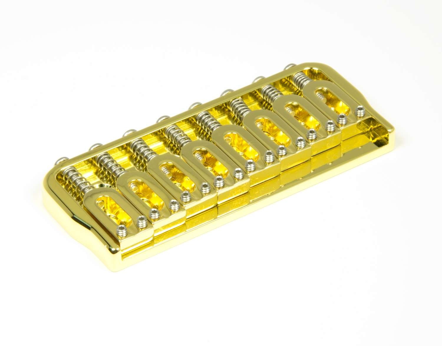 Hipshot Fixed Bridge 8 String 0.125 Floor Gold 41080G - Auth Dealer