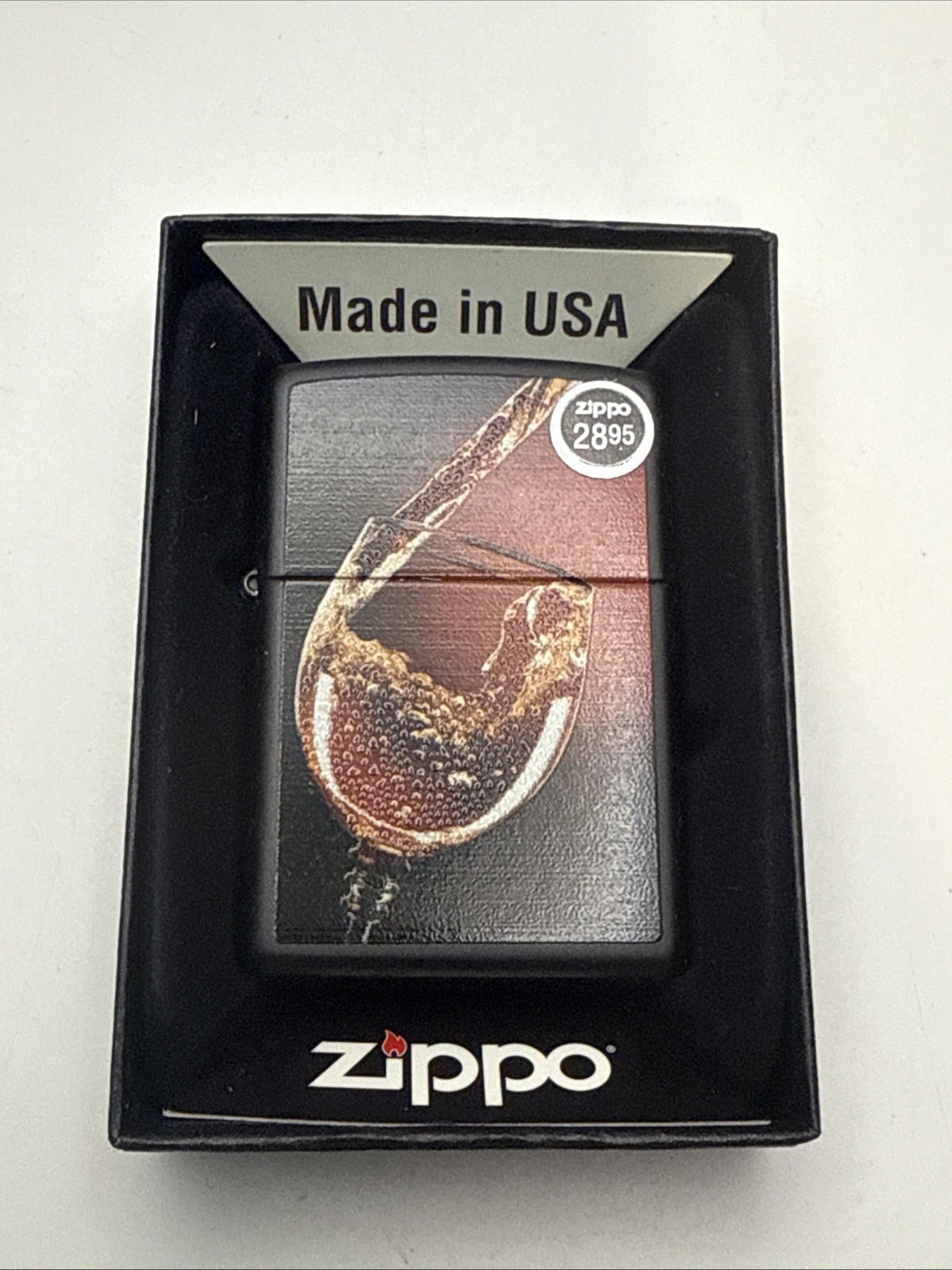 Zippo Lighter Glass Of Wine