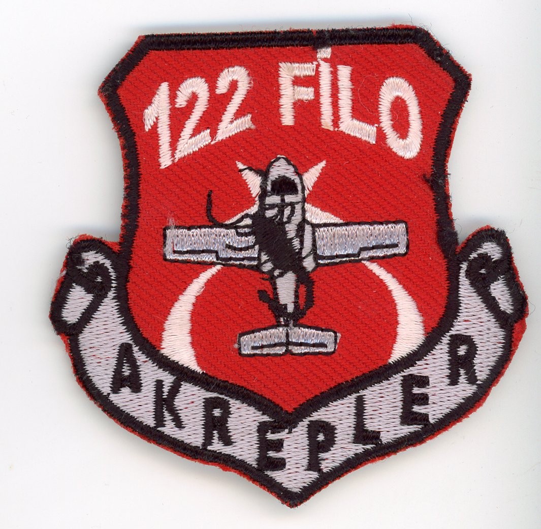 PATCH TURKEY 122nd SQDN SCORPIONS KT-1T TRAINING SEW ON PARCHE