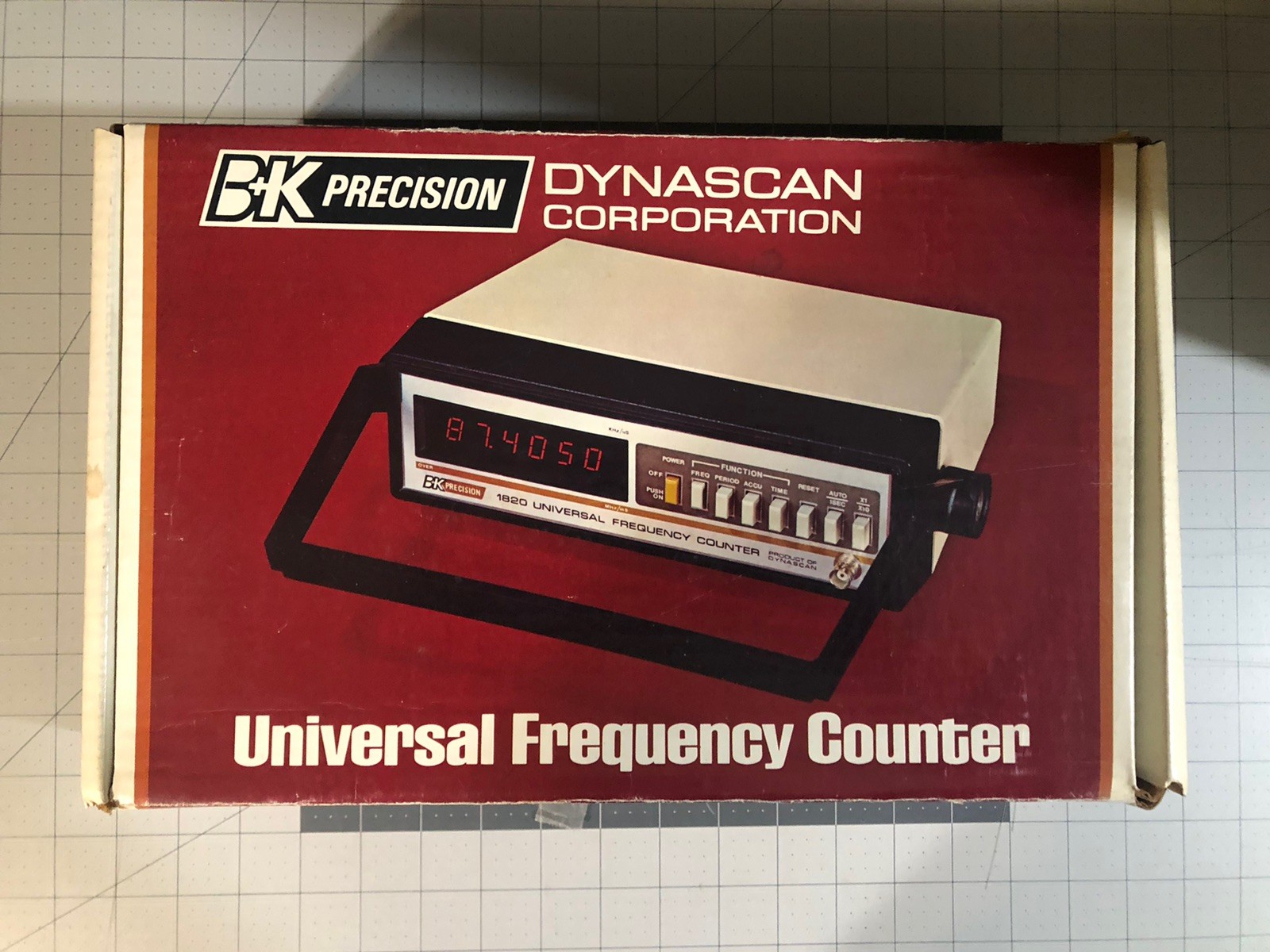 Vintage Rare BK Precision Dynascan Corp 1820 Universal Frequency Counter