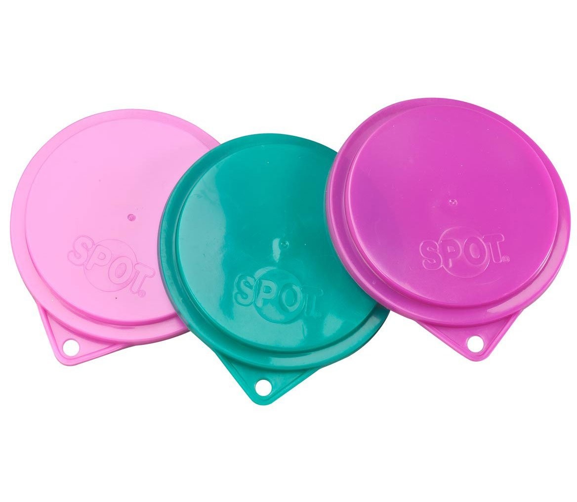 Ethical Spot Pet Fresh Food Can Covers Assorted Colors 3.5in 20 Pack (60 Covers)