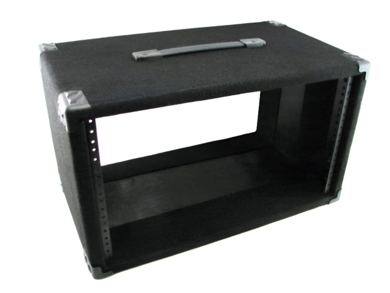 PROCRAFT 6U 12" Deep Rack Case in Black Carpet Wrap - Top Handle w/ Rack Screws