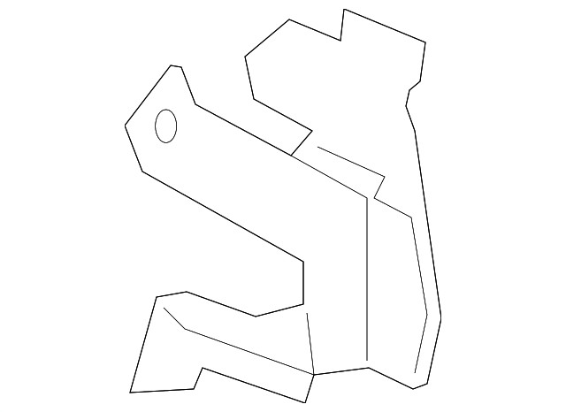 Genuine Porsche Blind Spot Radar Bracket 9Y0-907-510-C