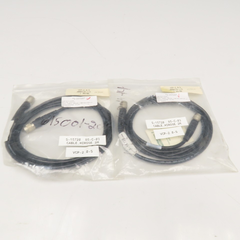 Intercon 1 Inc. VCP-2.0-S 12 Pin Male x Female Video Cable 2 Meter Lot Of 2