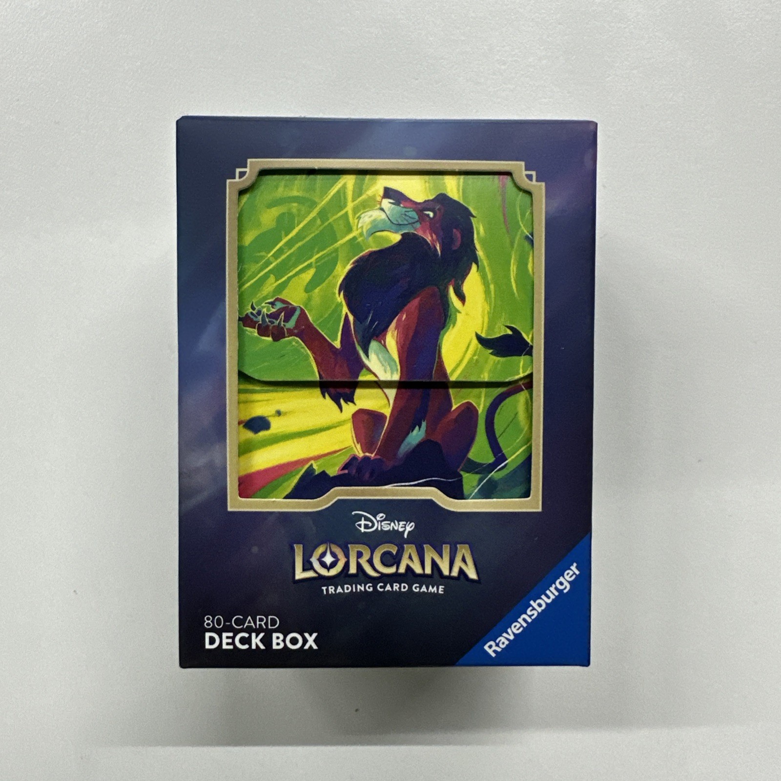 Disney Lorcana TCG Supplies - 80-Card Deck Box - SCAR [The Lion King] - New