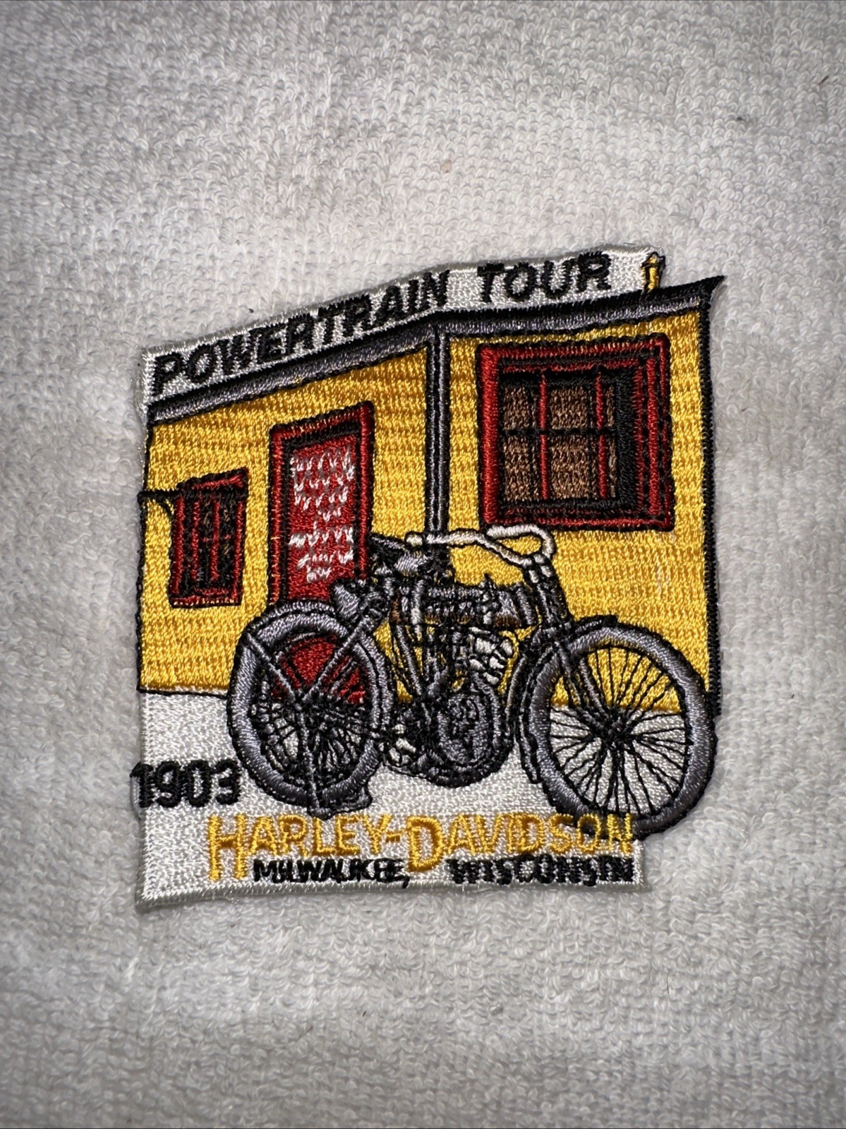 Harley Davidson First Factory 1903 Patch Powertrain Tour
