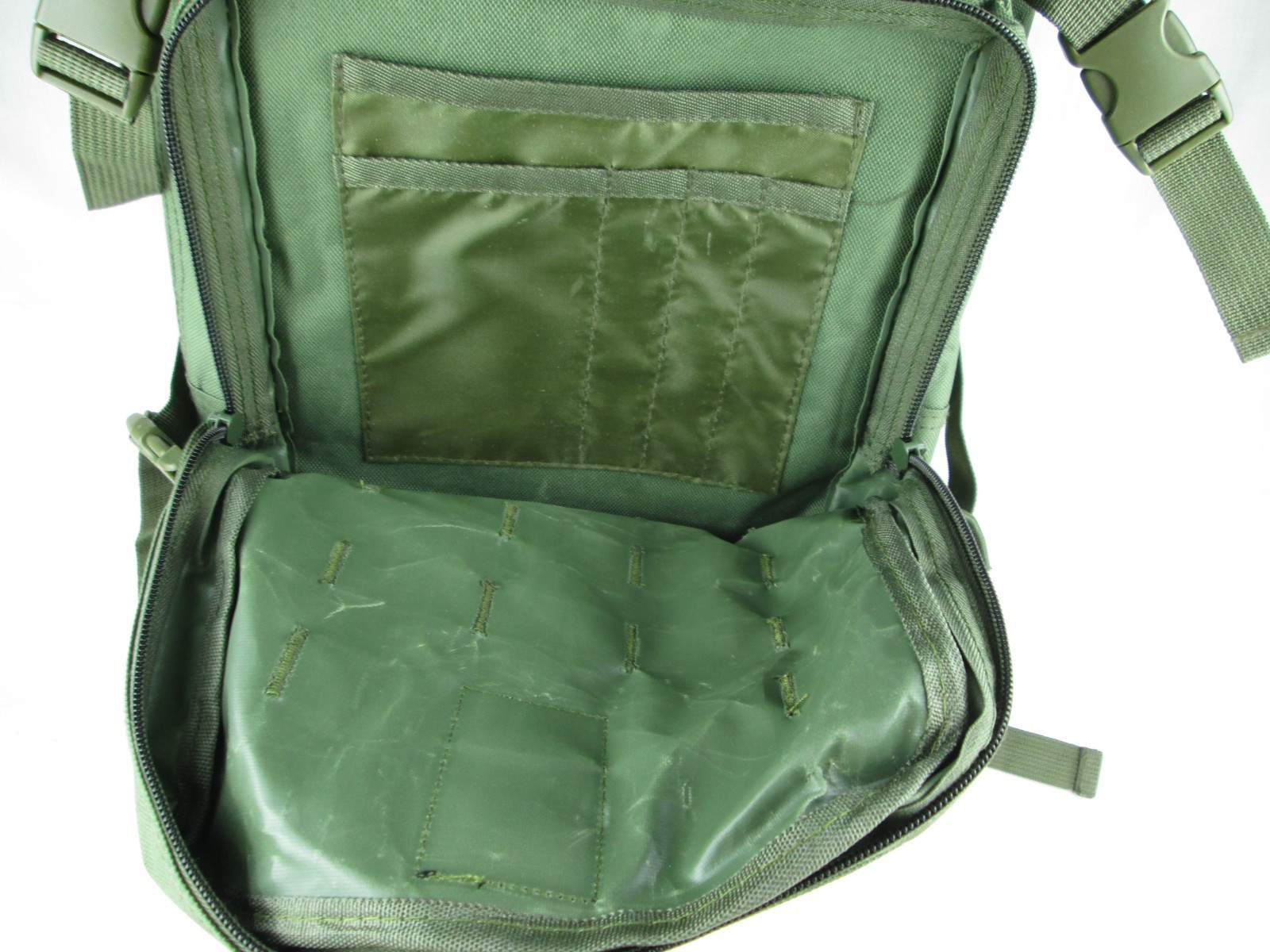 US Army Backpack 19" x12" x 9" /2 main compartments several inside pockets PALS