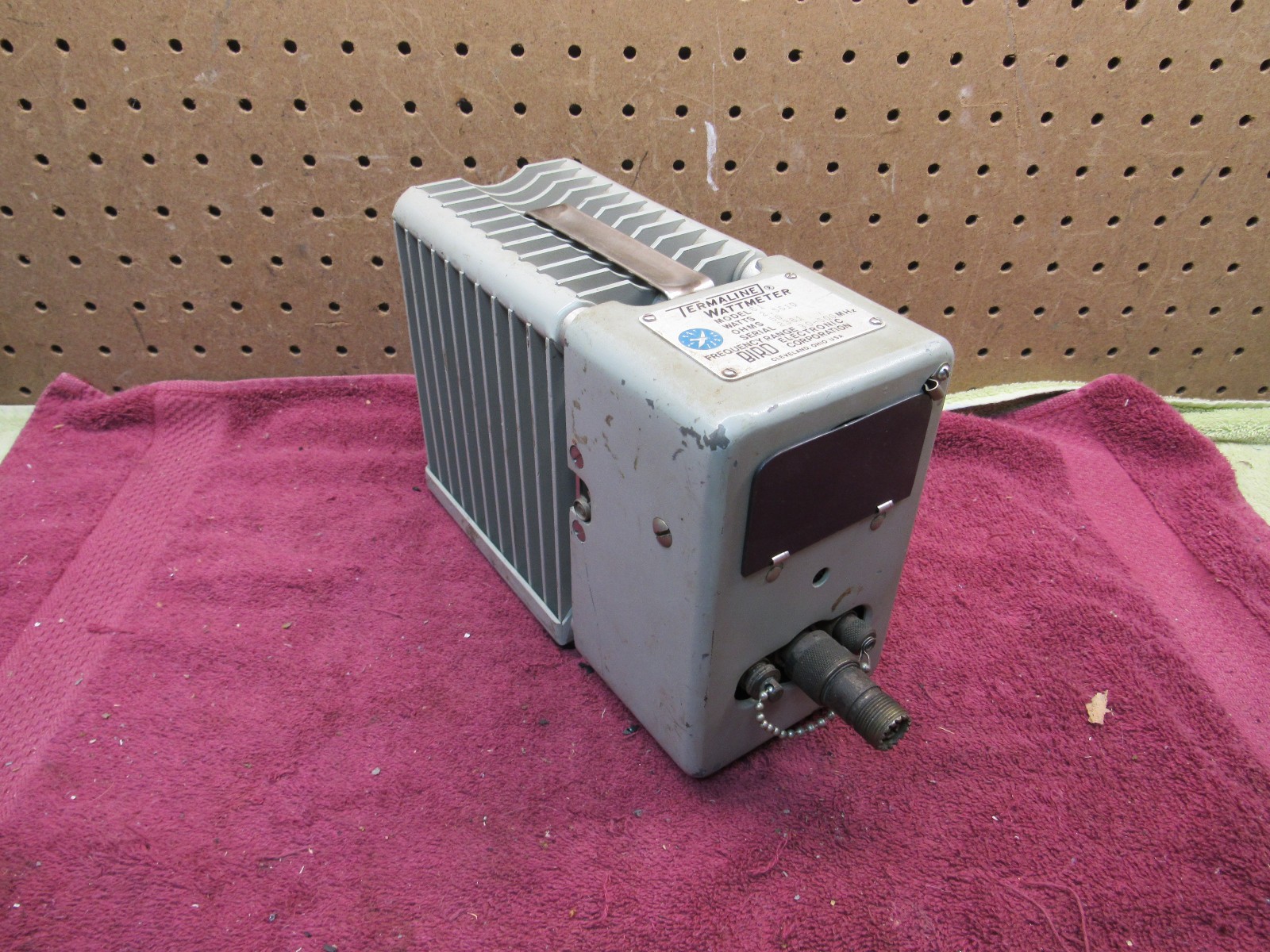 Vintage Bird Termaline Model 61 Wattmeter 2.5 & 10 Watts 50 Ohm 30-500 mhz
