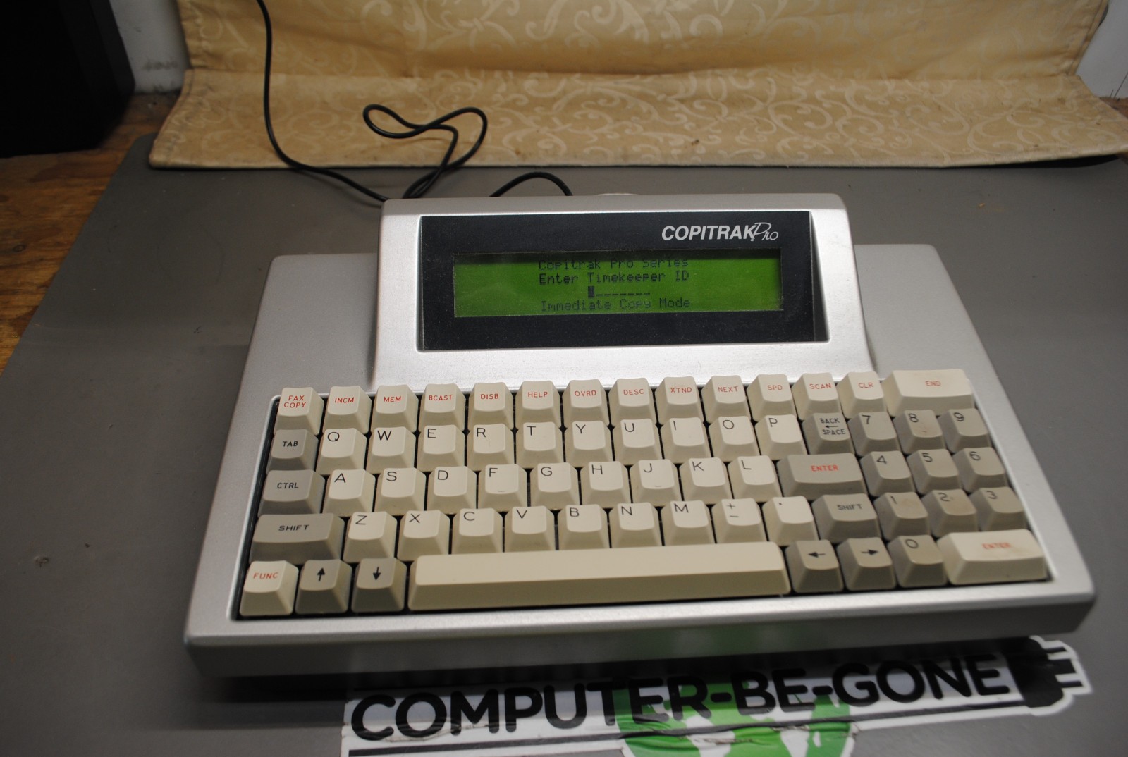 Nuance Copitrak Pro Terminal RCTPR0000 Document Acctng Copier Interface Tested
