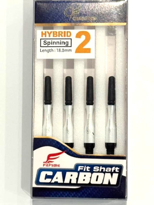 FIT FLIGHT CARBON SHAFTS #2 LENGTH HYBRID SPINNING SHAFTS BRAND NEW SHIPS FREE