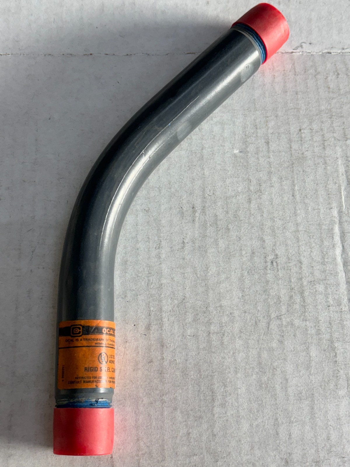 THOMAS & BETTS OCAL 3/4" PVC COATED STEEL 45º ELBOW GRAY 45 DEGREE ELL3/445-B