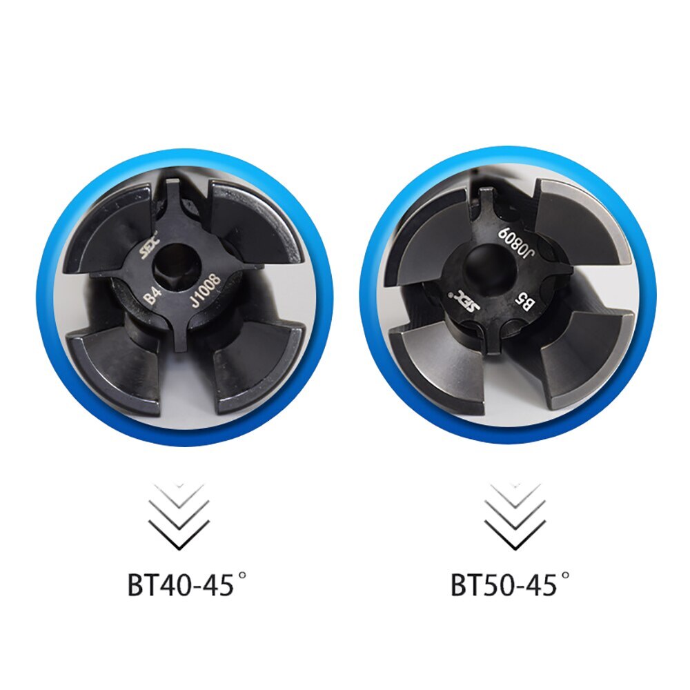 Spindle Claw BT40 45° Pull Claw 4 Petal Clamp CNC Spindle External Thread。