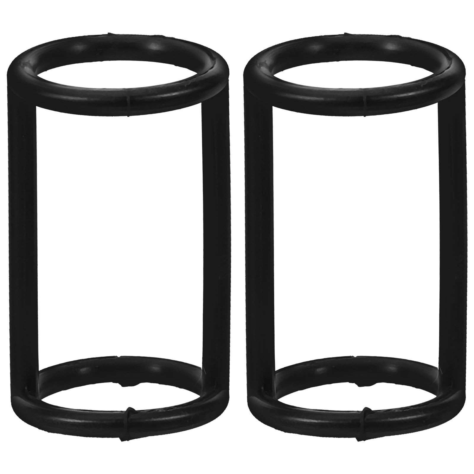 Ciieeo 2pcs I-shaped Silicone Sealing Ring for Ice 4.00X2.30X2.30CM, Black