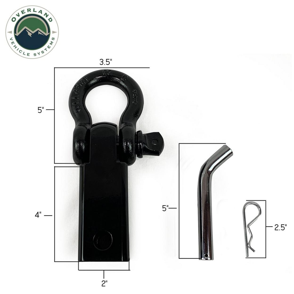 Overland Vehicle Systems Winch Shackle | 19109901