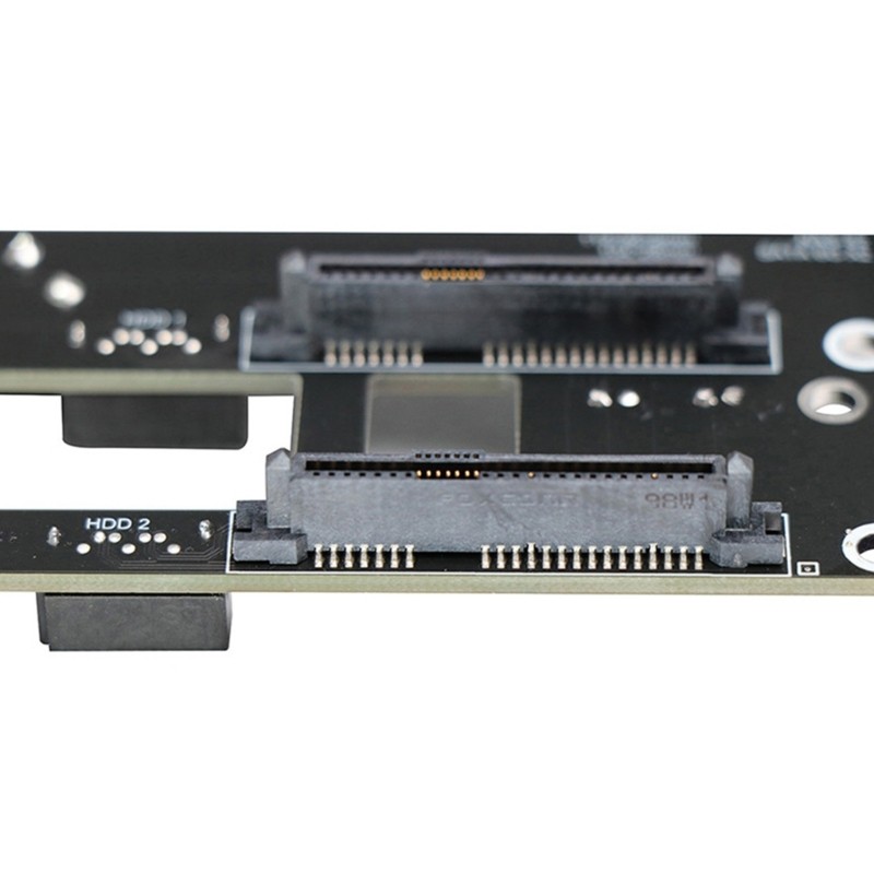 Double 2.5/3.5inch Hard Drive Backplane Large 4D Power Chassis Adapter Plate