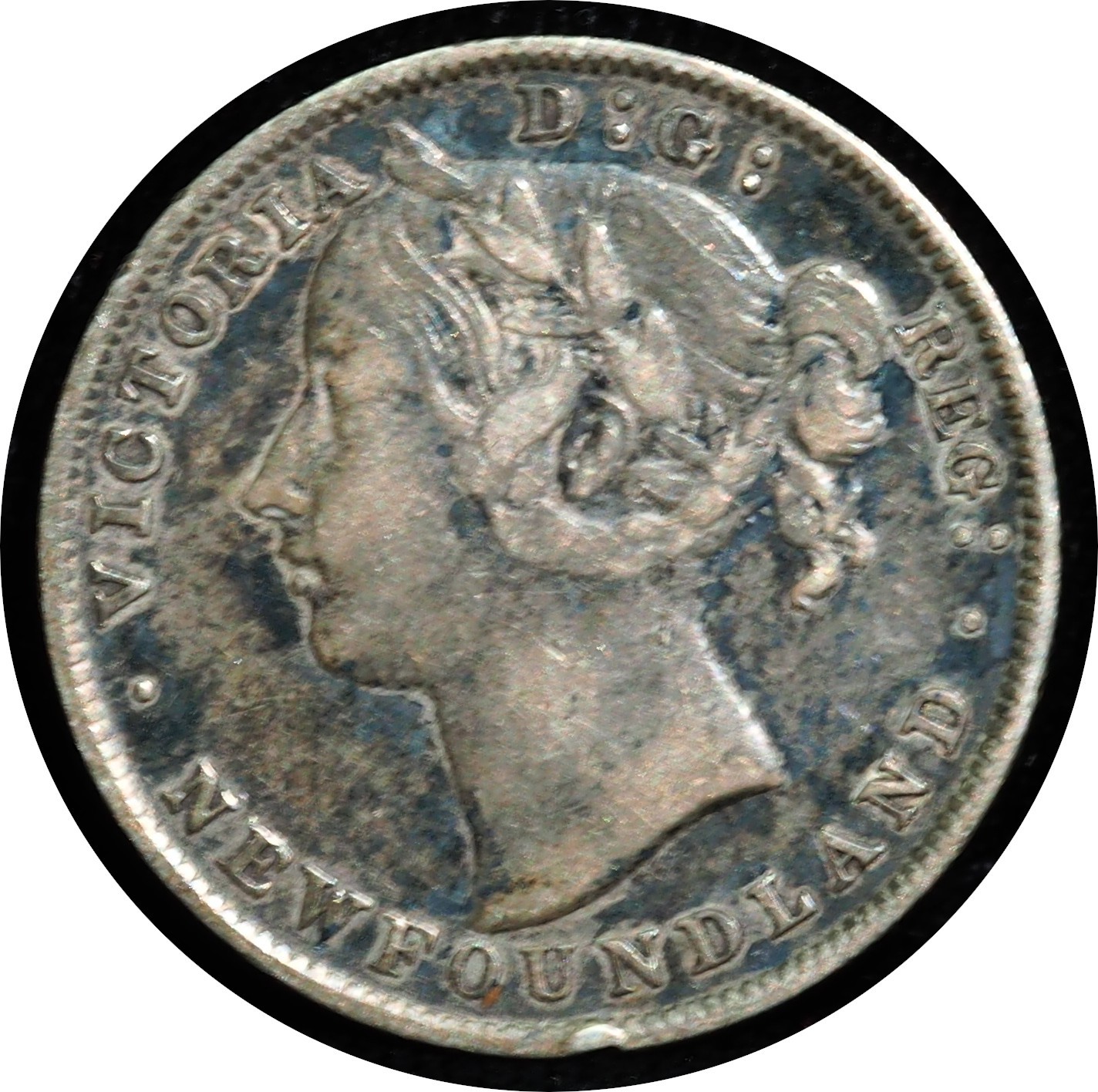 1896 Newfoundland 20 Cent VF